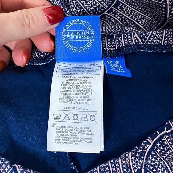 Adidas | Originals Shell Tile Leggings Logo Stripe - Picture 5 of 7